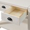 Alaterre Furniture Arden 2-Drawer Wood Nightstand with Open Shelf, Driftwood White ANAN0231 - alternate 9